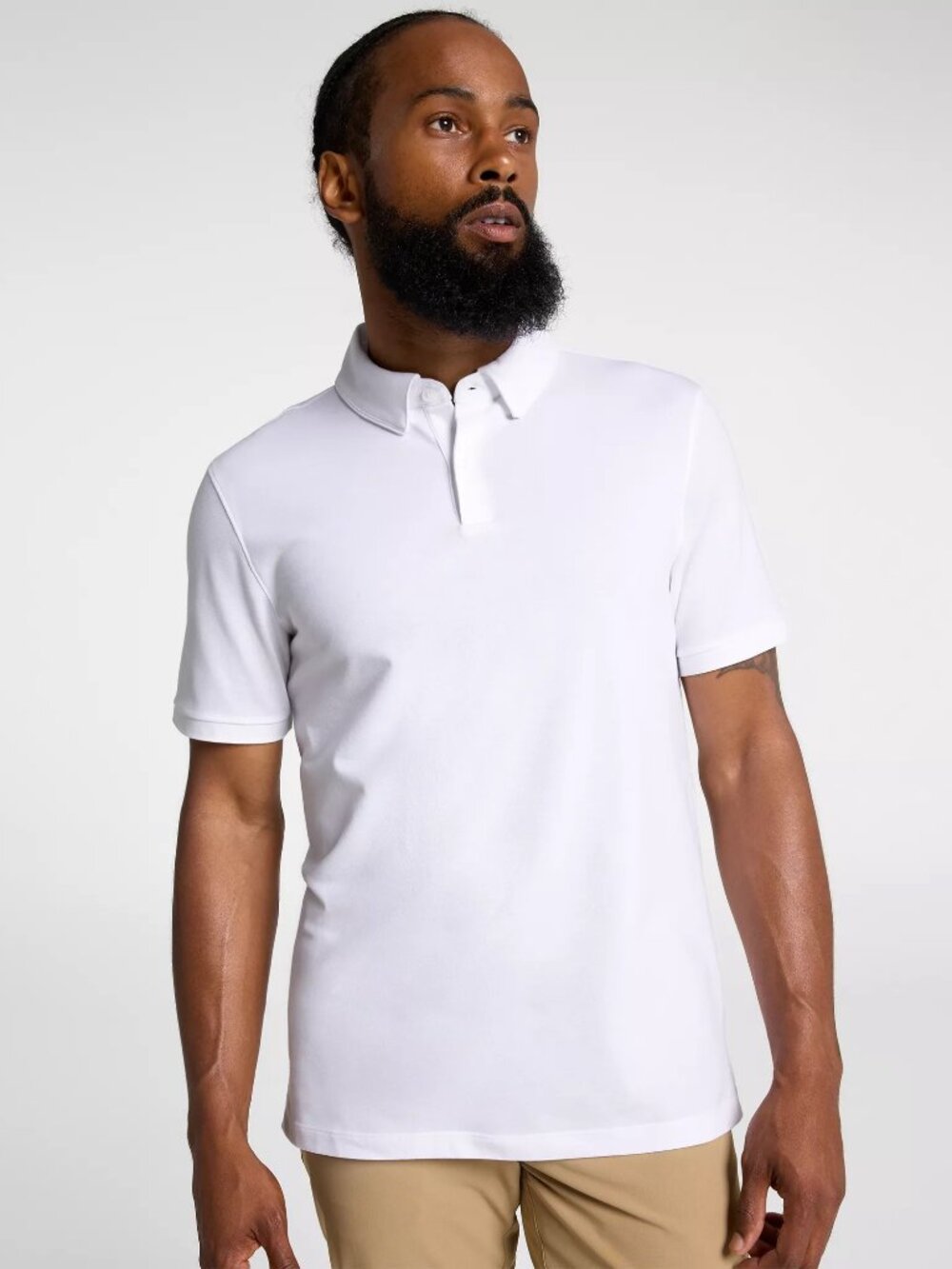 VRST Men's Short Sleeve Piping Club Polo